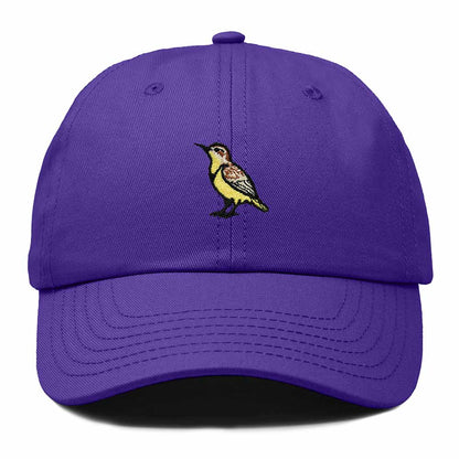 Dalix Western Meadowlark Oregon Embroidered Bird Cotton Baseball Cap Dad Hat Mens Womens Outdoor Summer
 Embroidered Bird Cotton Baseball Cap Dad Hat Mens Womens Outdoor Summer in Purple