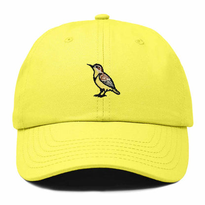 Dalix Western Meadowlark Oregon Embroidered Bird Cotton Baseball Cap Dad Hat Mens Womens Outdoor Summer
 Embroidered Bird Cotton Baseball Cap Dad Hat Mens Womens Outdoor Summer in Yellow