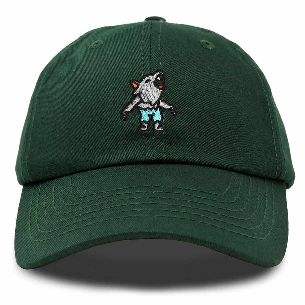 Dalix Werewolf Embroidered Moon Dad Hat Cotton Baseball Cap Adjustable Mens