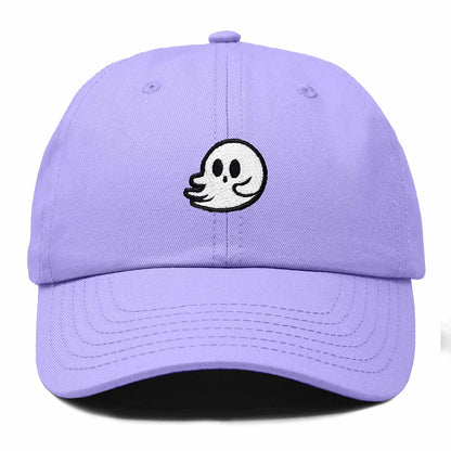 Dalix Whisper Ghost Embroidered Cotton Outdoor Baseball Cap Dad Hat Mens in Lavender