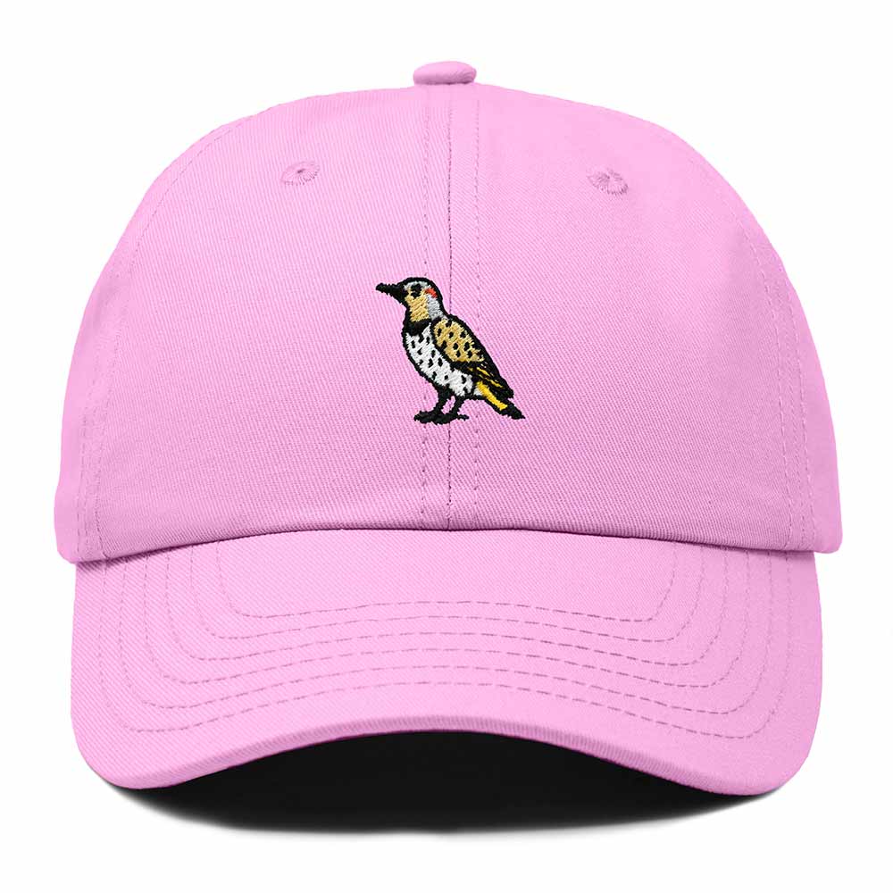 Dalix Yellowhammer Alabama Embroidered Bird Cotton Baseball Cap Dad Hat Mens Womens Outdoor Summer in Light Pink