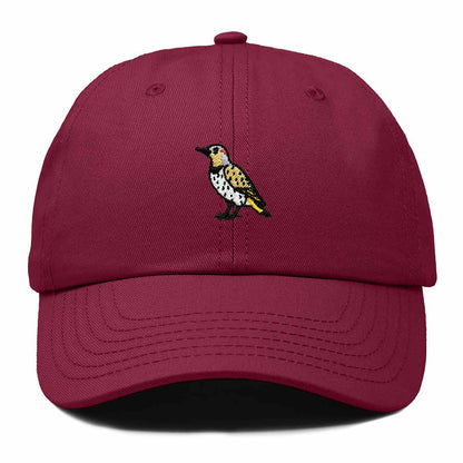 Dalix Yellowhammer Alabama Embroidered Bird Cotton Baseball Cap Dad Hat Mens Womens Outdoor Summer in Maroon