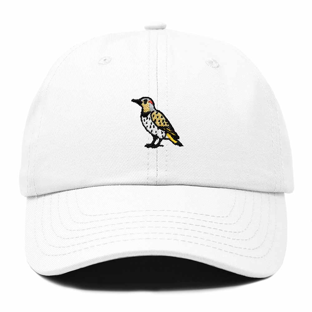 Dalix Yellowhammer Alabama Embroidered Bird Cotton Baseball Cap Dad Hat Mens Womens Outdoor Summer in White