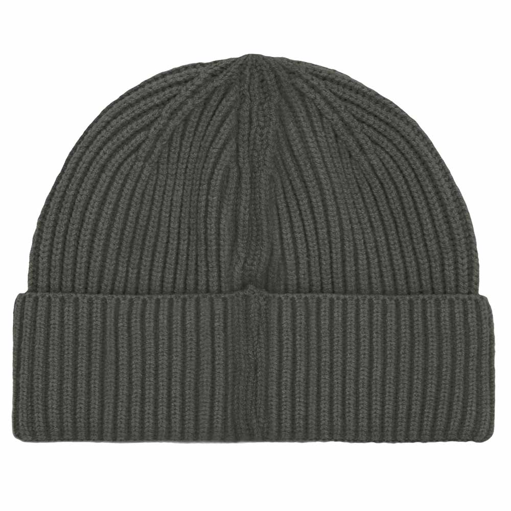 Dalix Embroidered Beanie Hat Knit Cap Cold Weather Womens in Asphalt Gray
