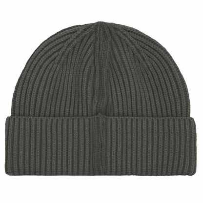 Dalix Embroidered Beanie Hat Knit Cap Cold Weather Womens in Asphalt Gray