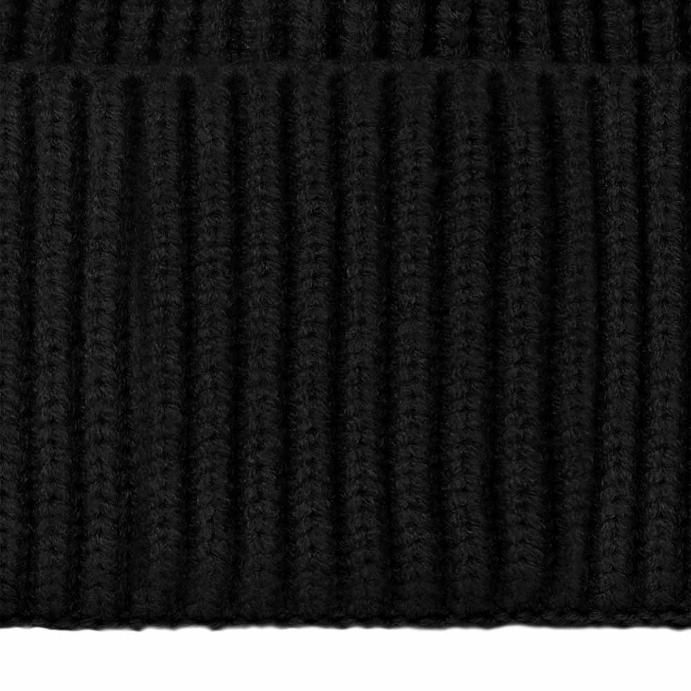 Dalix Embroidered Beanie Hat Knit Cap Cold Weather Womens in Black