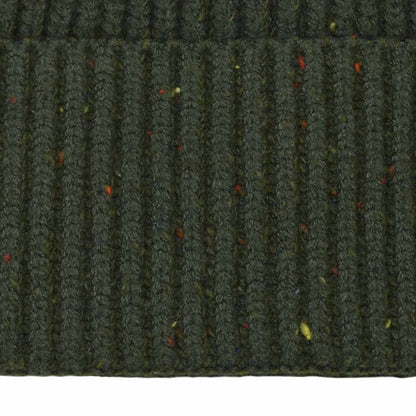Dalix Embroidered Beanie Hat Knit Cap Cold Weather Womens in Olive