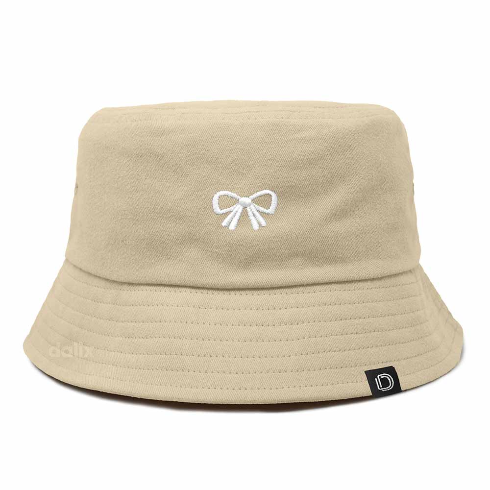 Dalix Bow Bucket Hat