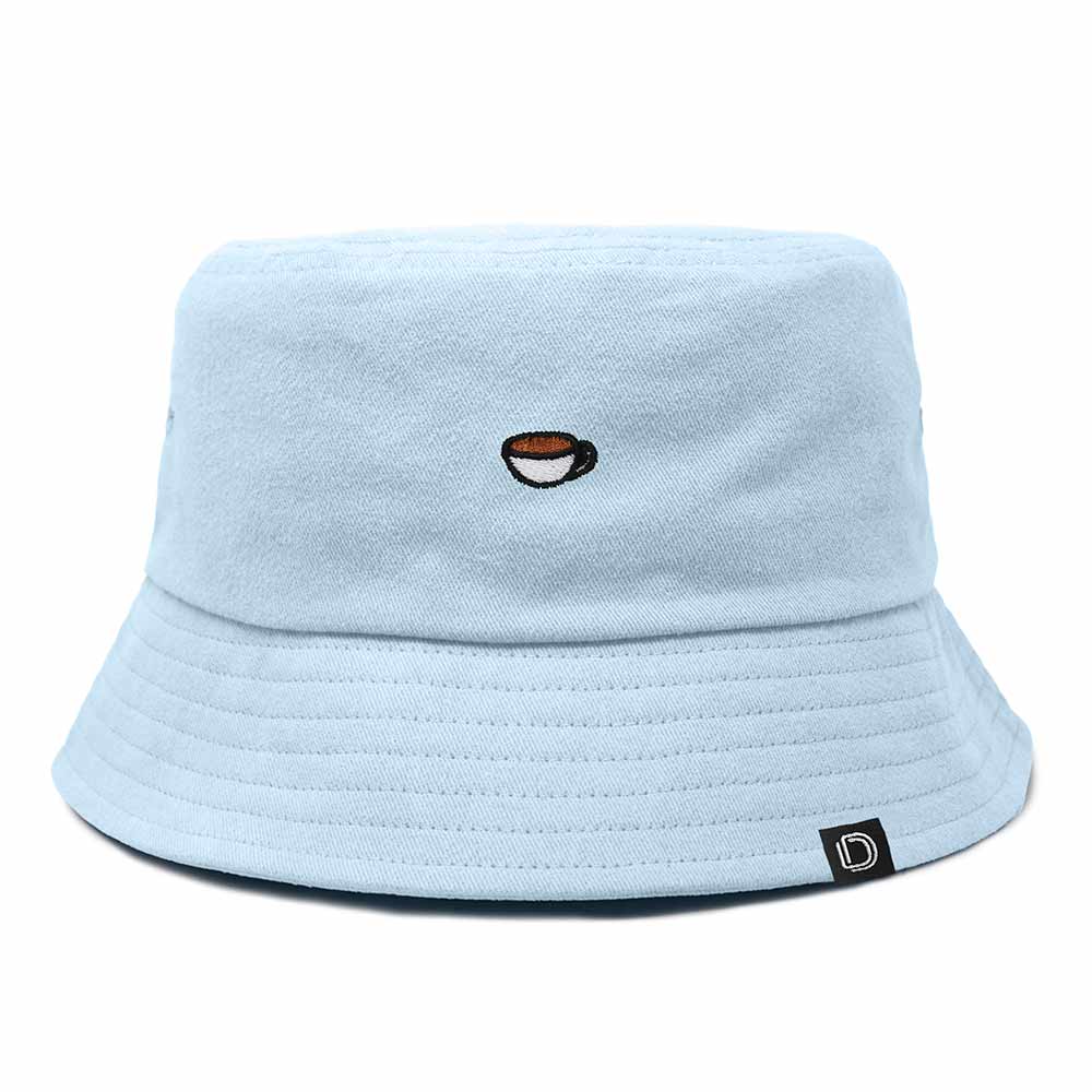 Dalix Womens Lil Coffee Cotton Bucket Hat