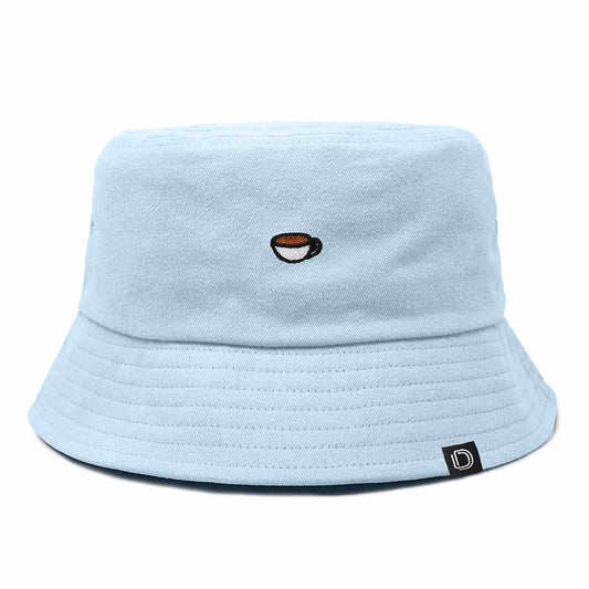 Dalix Womens Lil Coffee Cotton Bucket Hat