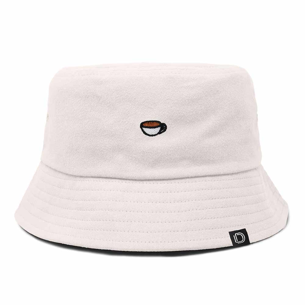 Dalix Womens Lil Coffee Cotton Bucket Hat