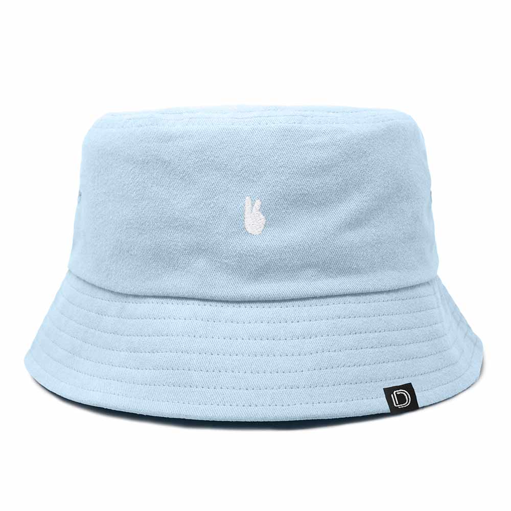 Dalix Womens Lil Peace Sign Cotton Bucket Hat