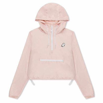 Dalix Womens Ghost Lightweight Pullover Windbreaker Casual Outdoor Jacket in Pink XS X-Small