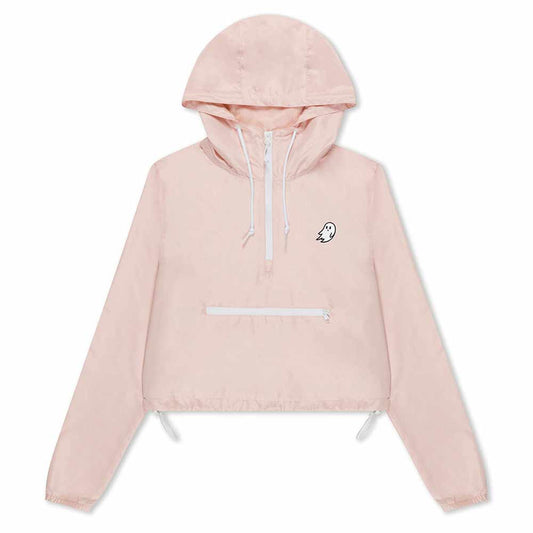 Dalix Womens Ghost Lightweight Pullover Windbreaker Casual Outdoor Jacket in Pink XS X-Small