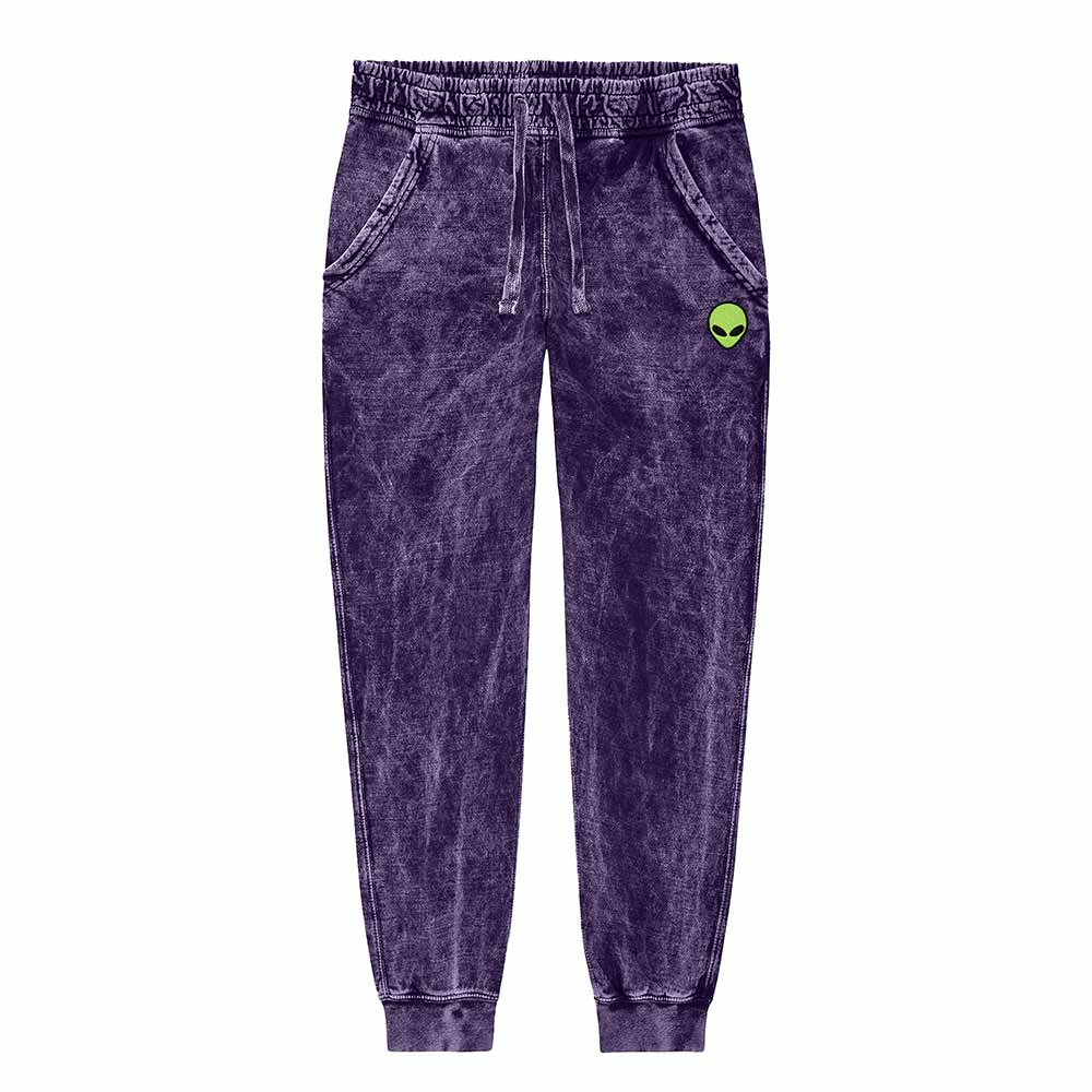 Dalix Mens Alien Midweight Fleece Washed Jogger Pant