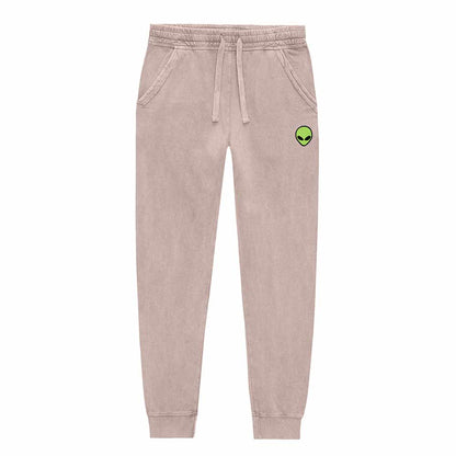 Dalix Mens Alien Midweight Fleece Washed Jogger Pant