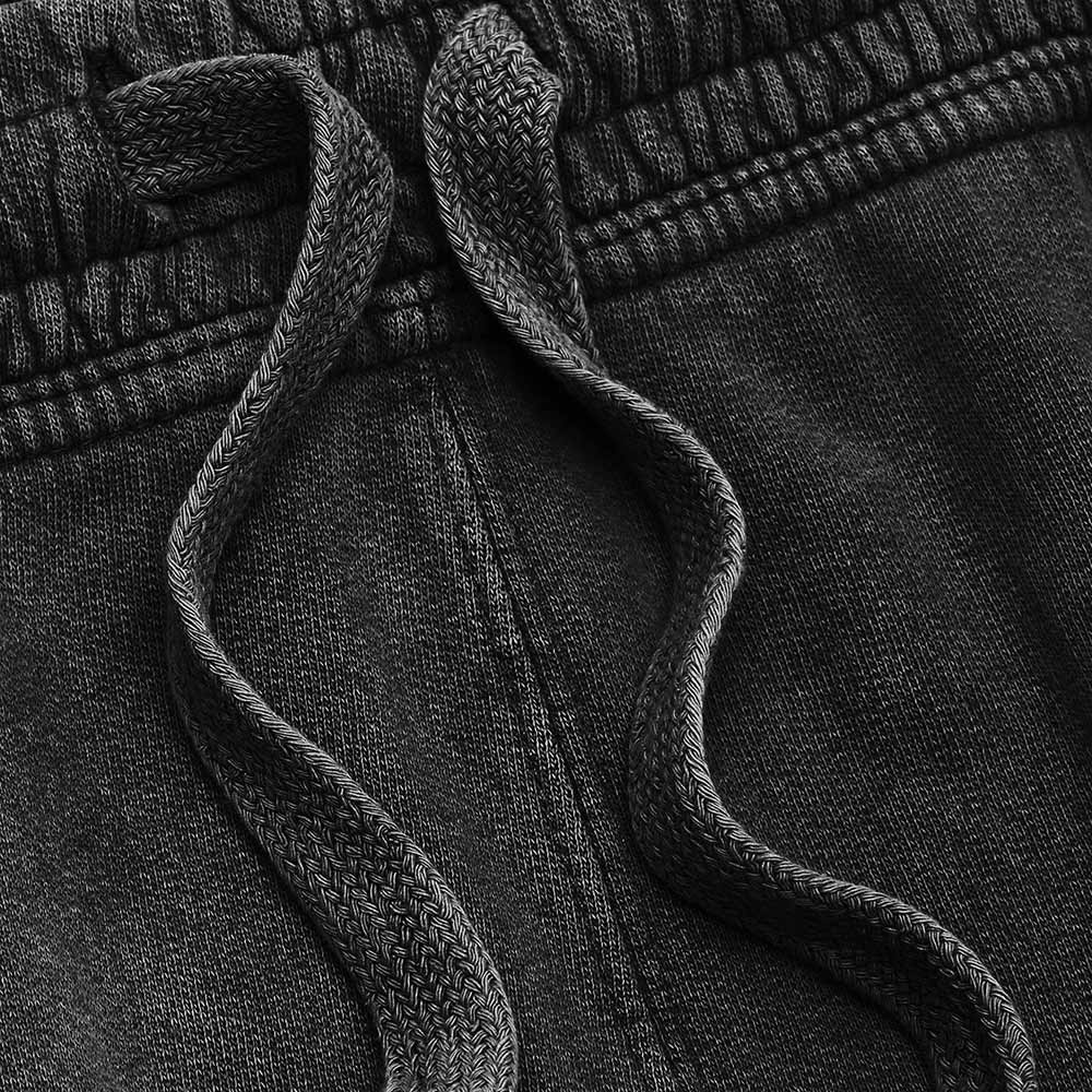 Dalix Butterfly Embroidered Washed Jogger Pant Soft Fleece Relaxed Fit Lounge Womens in Black 2XL XX-Large