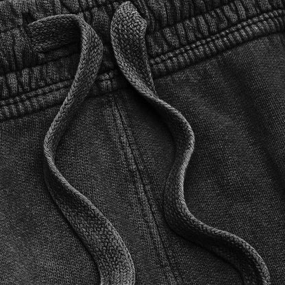 Dalix Butterfly Embroidered Washed Jogger Pant Soft Fleece Relaxed Fit Lounge Womens in Black 2XL XX-Large