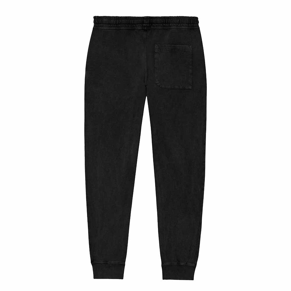 Dalix Butterfly Embroidered Washed Jogger Pant Soft Fleece Relaxed Fit Lounge Womens in Black 2XL XX-Large