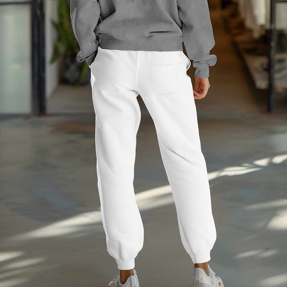 Dalix Be Kind Embroidered Jogger Pant Soft Fleece Relaxed Fit Lounge Womens