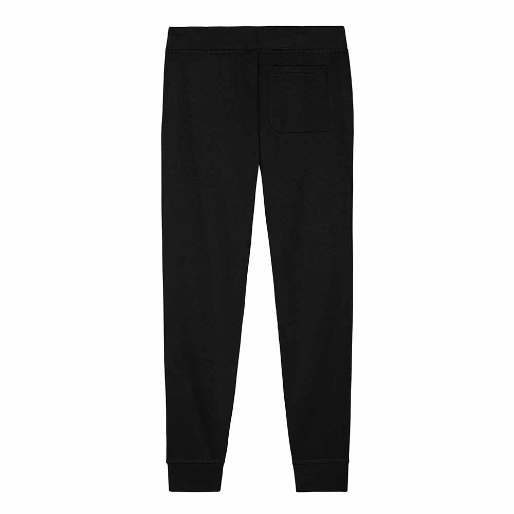 Dalix Heartly Ghost Embroidered Jogger Pant Soft Fleece Relaxed Fit Lounge Womens in Black S Small