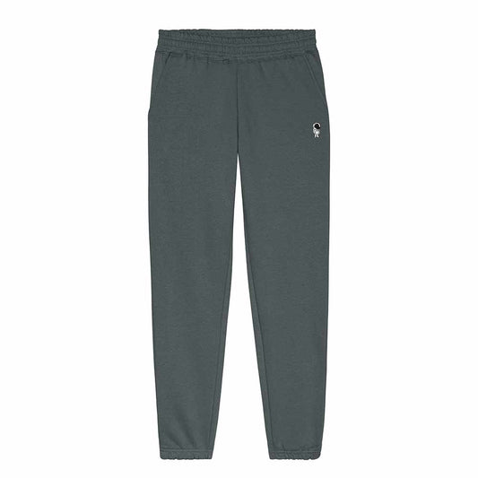 Dalix Astronaut Embroidered Sweatpant Heavy Weight Fleece Relaxed Fit Lounge Mens in Space Gray S Small