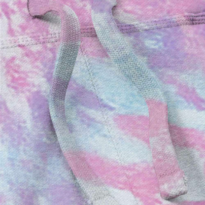 Dalix Ghost Tie Dye Fleece Jogger Pants Mens Cotton Blend Drawcord Ribbed Cuff Sweatpants Front Pockets in Cotton Clandy S Small