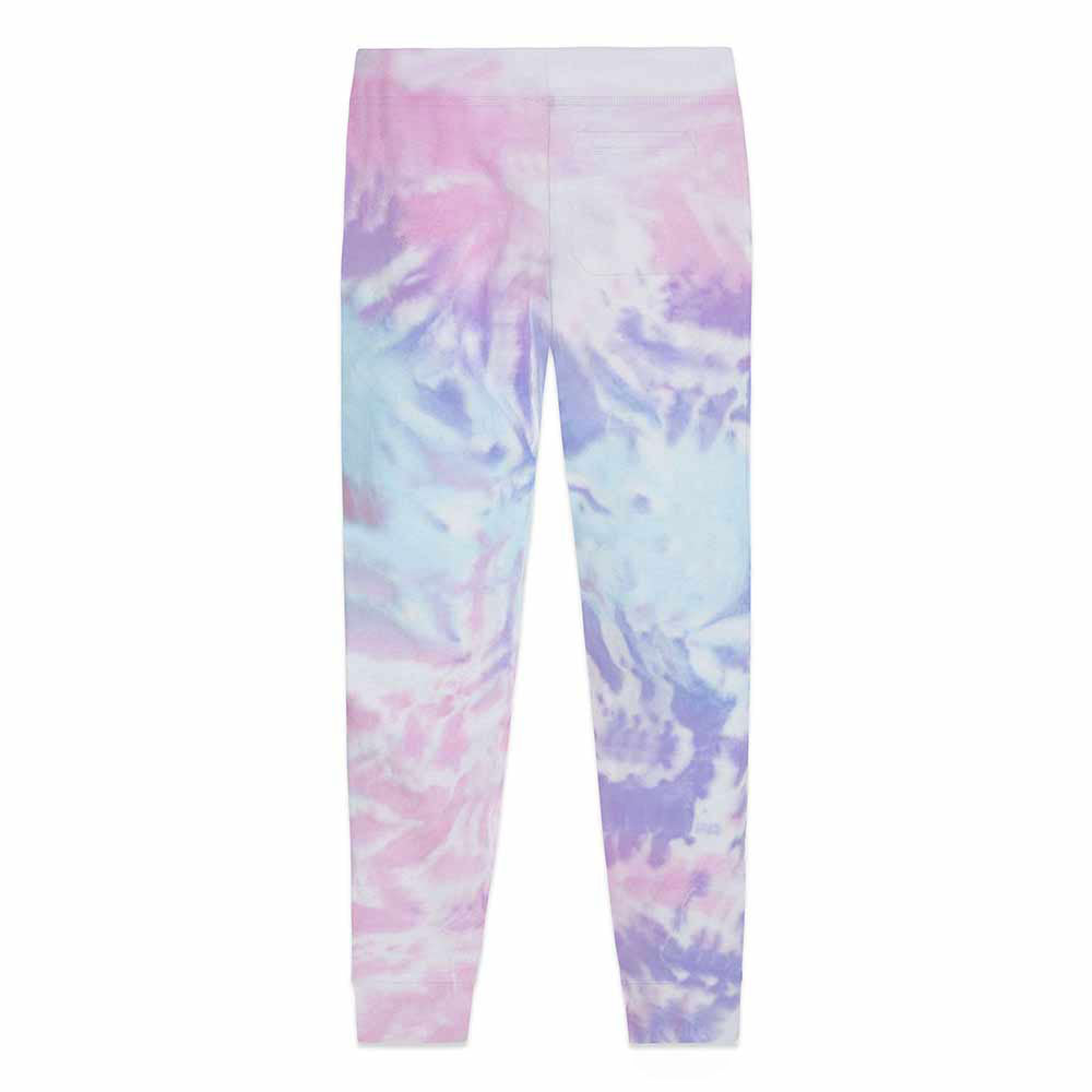 Dalix Ghost Tie Dye Fleece Jogger Pants Mens Cotton Blend Drawcord Ribbed Cuff Sweatpants Front Pockets in Cotton Clandy S Small