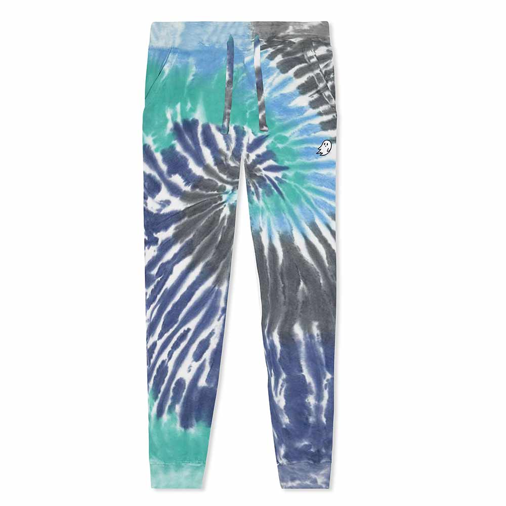 Dalix Mens Ghost Tie Dye Fleece Jogger Pant