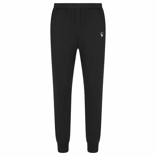 Dalix Mens Astronaut Jogger Pants Mid Rise Hidden Drawcords Slant Pockets Casual Athletic Sweatpants in Black S Small