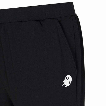 Dalix Mens Ghost Jogger Pants Mid Rise Hidden Drawcords Slant Pockets Casual Athletic Sweatpants in Black S Small