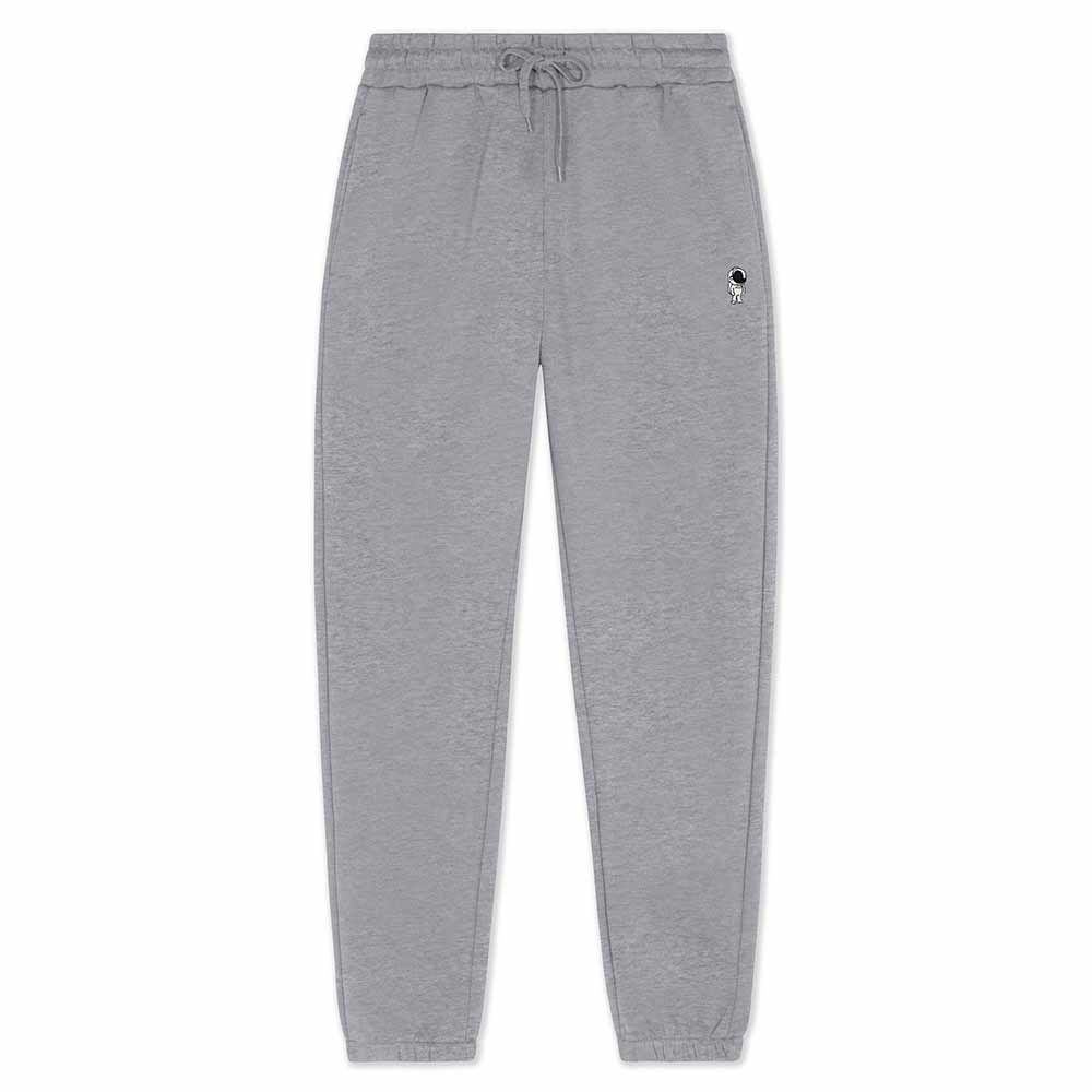 Dalix Astronaut Regular Midweight Fleece Track Pants with Elastic Waist and Cuffs Mens in Athletic Heather S Small