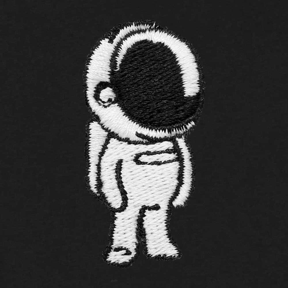 Dalix Astronaut Relaxed Midweight Fleece Straight Leg Track Pants Mens in Black S Small
