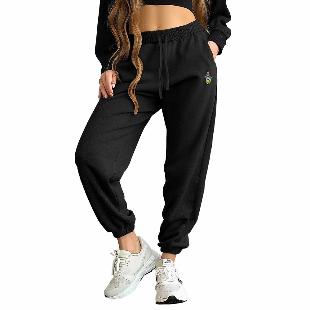 Dalix Womens Sorcerer Frog Midweight Fleece Relaxed Sweatpant