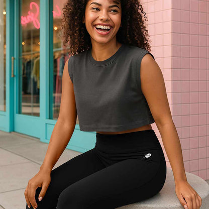 Dalix Ghost Flex Leggings Womens 4 Way Stretch Yoga Gym Workout Pocket