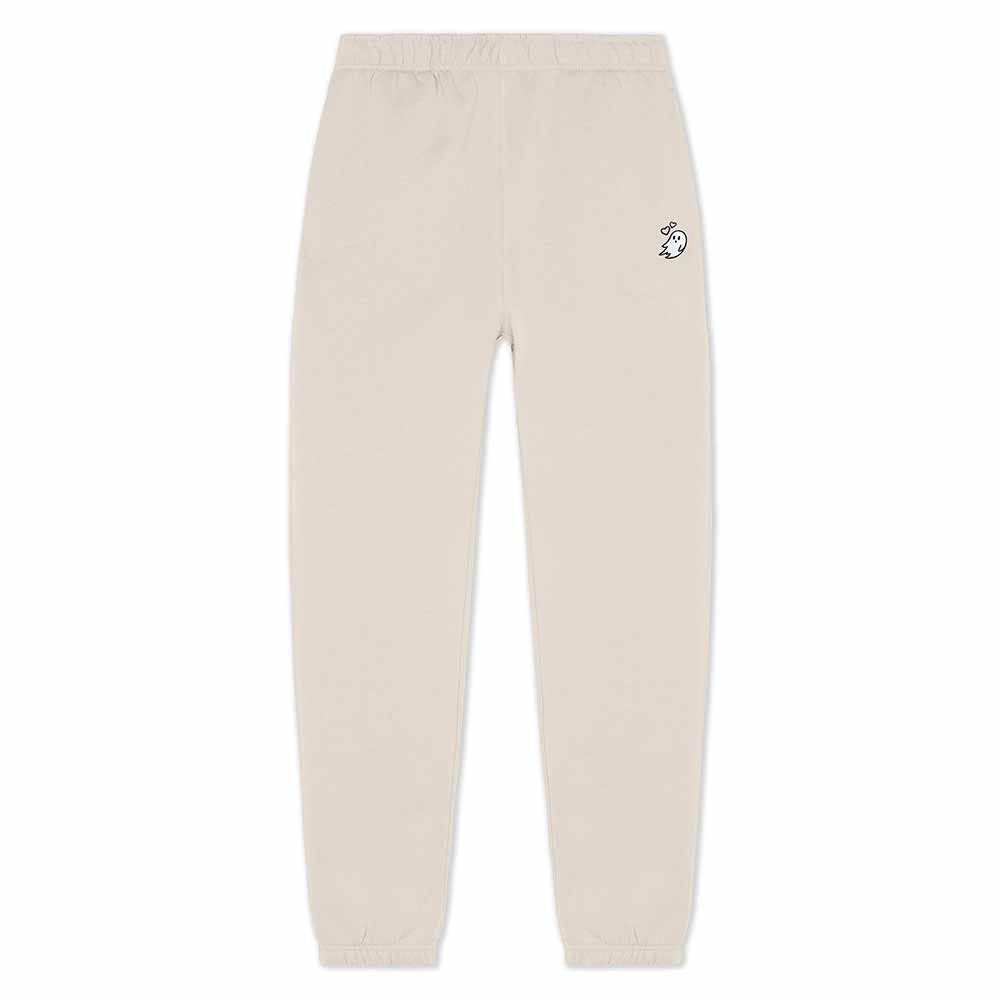 Dalix Heartly Ghost Midweight Relaxed Fleece Track Pants
