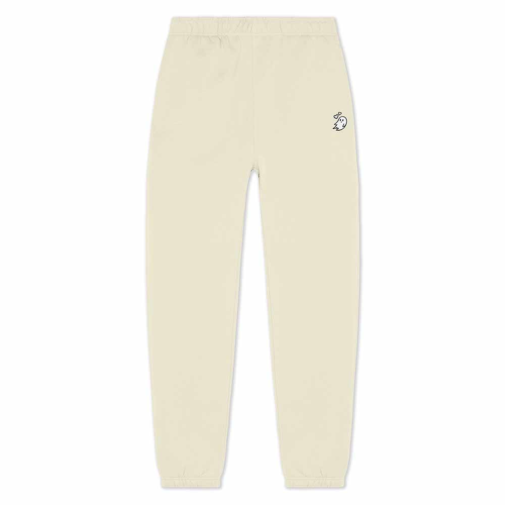 Dalix Heartly Ghost Midweight Relaxed Fleece Track Pants