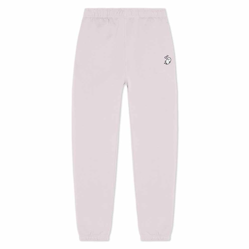 Dalix Heartly Ghost Midweight Relaxed Fleece Track Pants