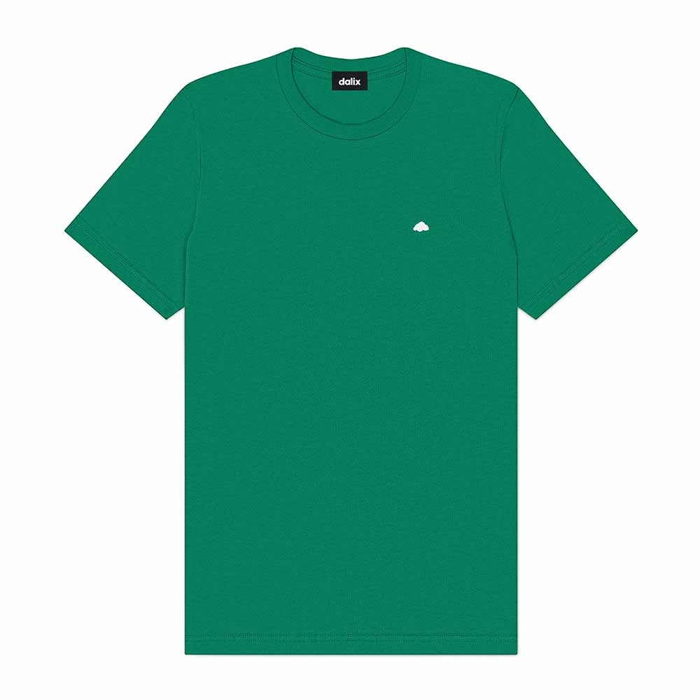 Dalix Lil Cloud Cotton Tee Short Sleeve Soft Jersey Shirt Mens in Kelly Green 2XL XX-Large