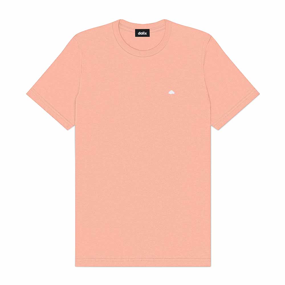 Dalix Lil Cloud Cotton Tee Short Sleeve Soft Jersey Shirt Mens in Sunset 2XL XX-Large