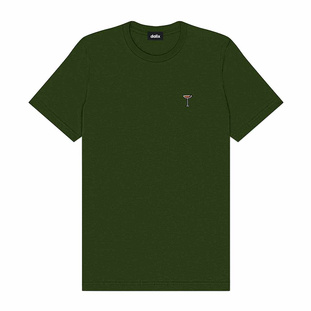 Dalix Mens Coffee Martini Midweight Tee