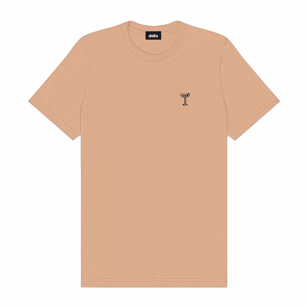 Dalix Mens Coffee Martini Midweight Tee