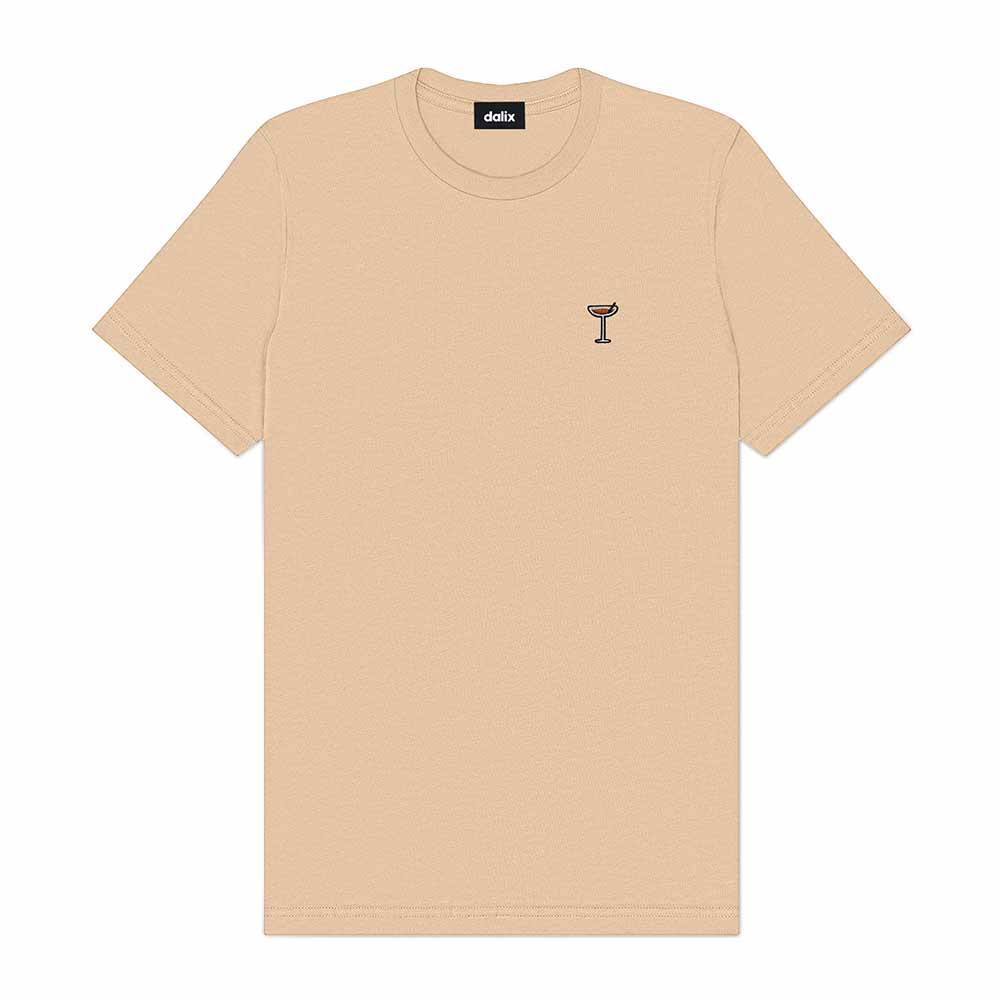 Dalix Mens Coffee Martini Midweight Tee