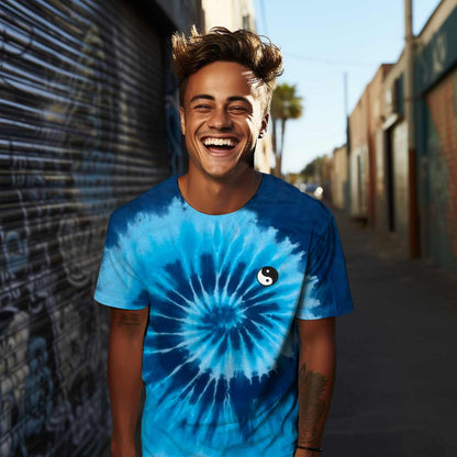 Dalix Tie Dye Yin Yang Tee