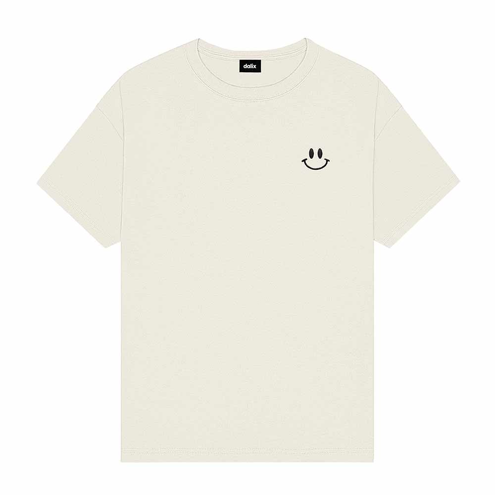Dalix Smile Face Relaxed Tee