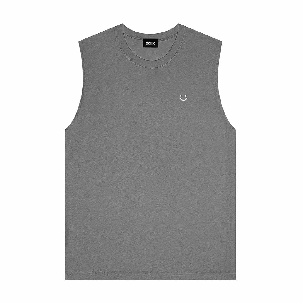 Dalix Mens Lil Smile Muscle Tank