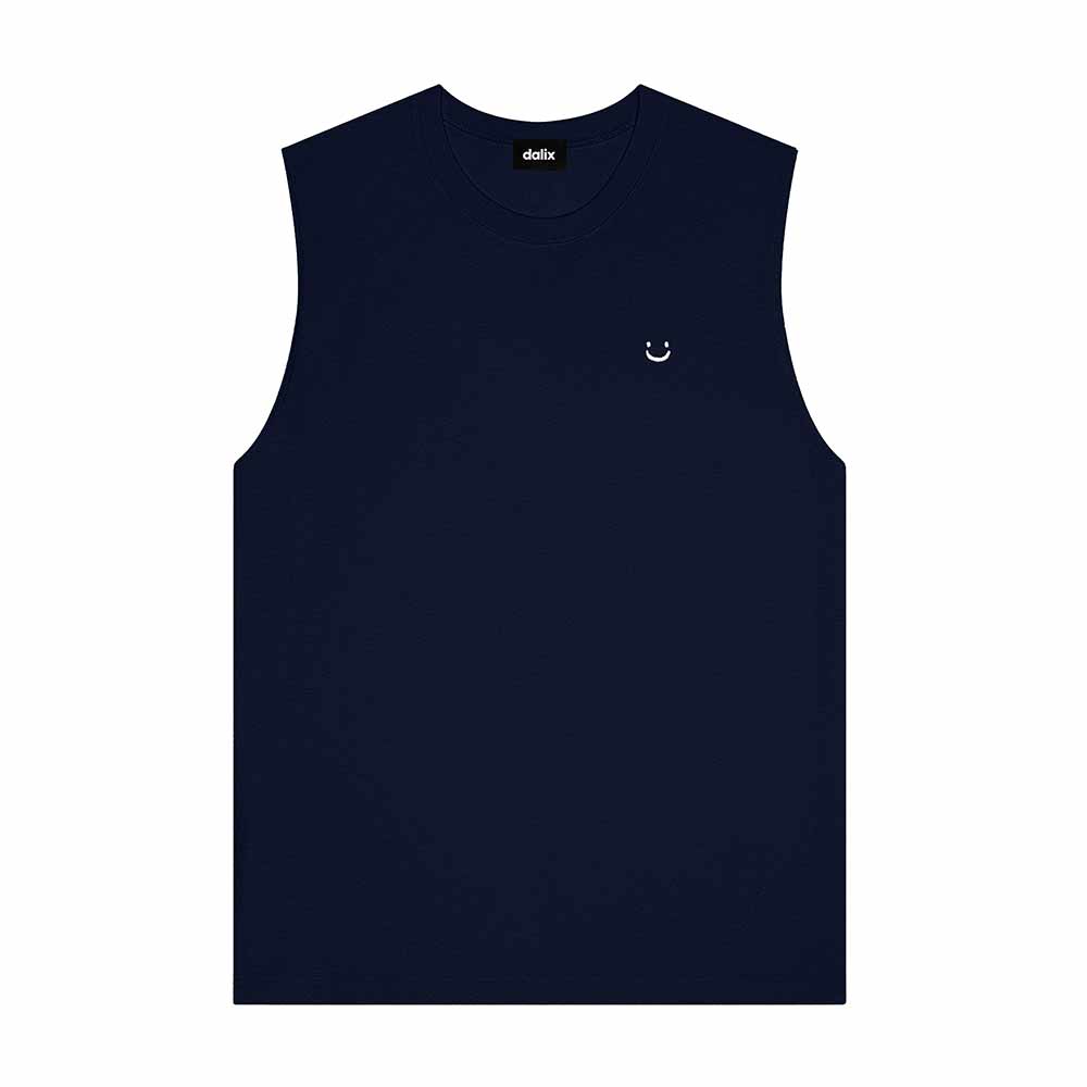 Dalix Mens Lil Smile Muscle Tank