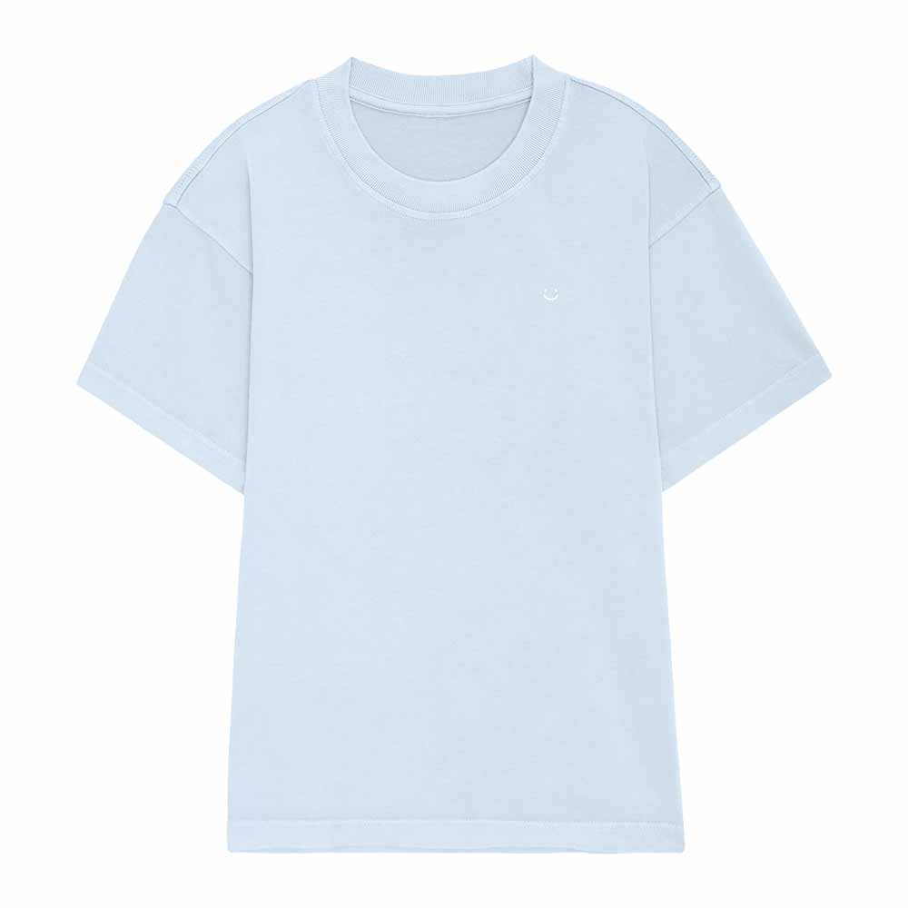 Dalix Mens Lil Smile Heavyweight Pigment Dye Tee