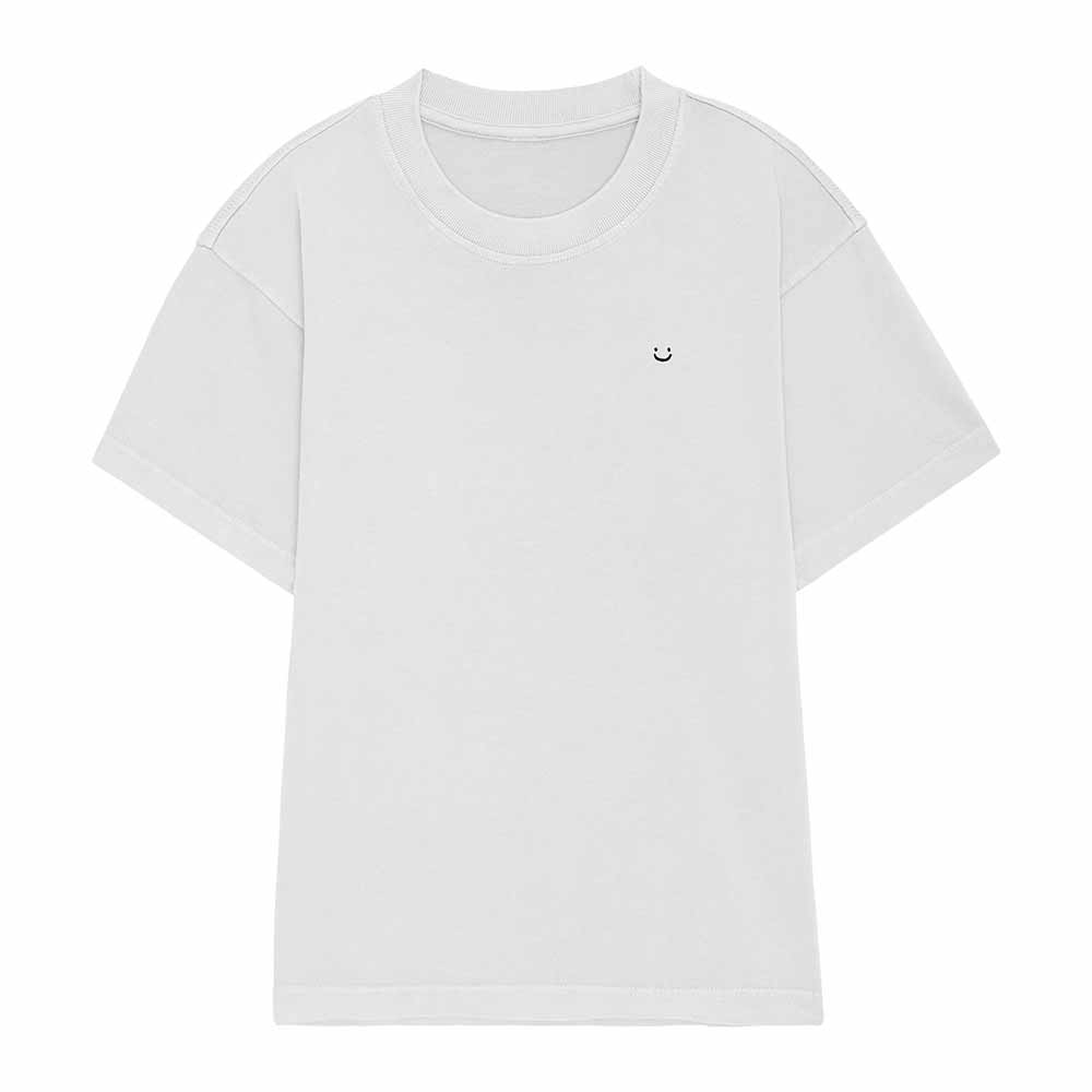 Dalix Mens Lil Smile Heavyweight Pigment Dye Tee