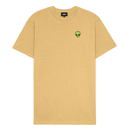 Dalix Alien Heavyweight Soft Tee Short Sleeve Cotton Shirt Mens in Vin Gold 2XL XX-Large